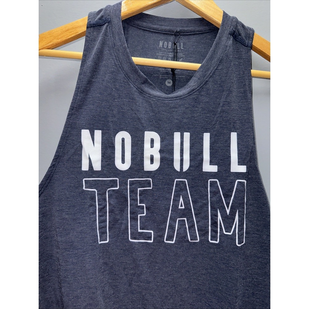 NOBULL Team Racerback Tank Top Mens Medium Navy Blue WHNTNKTEAMNAVYM NWT